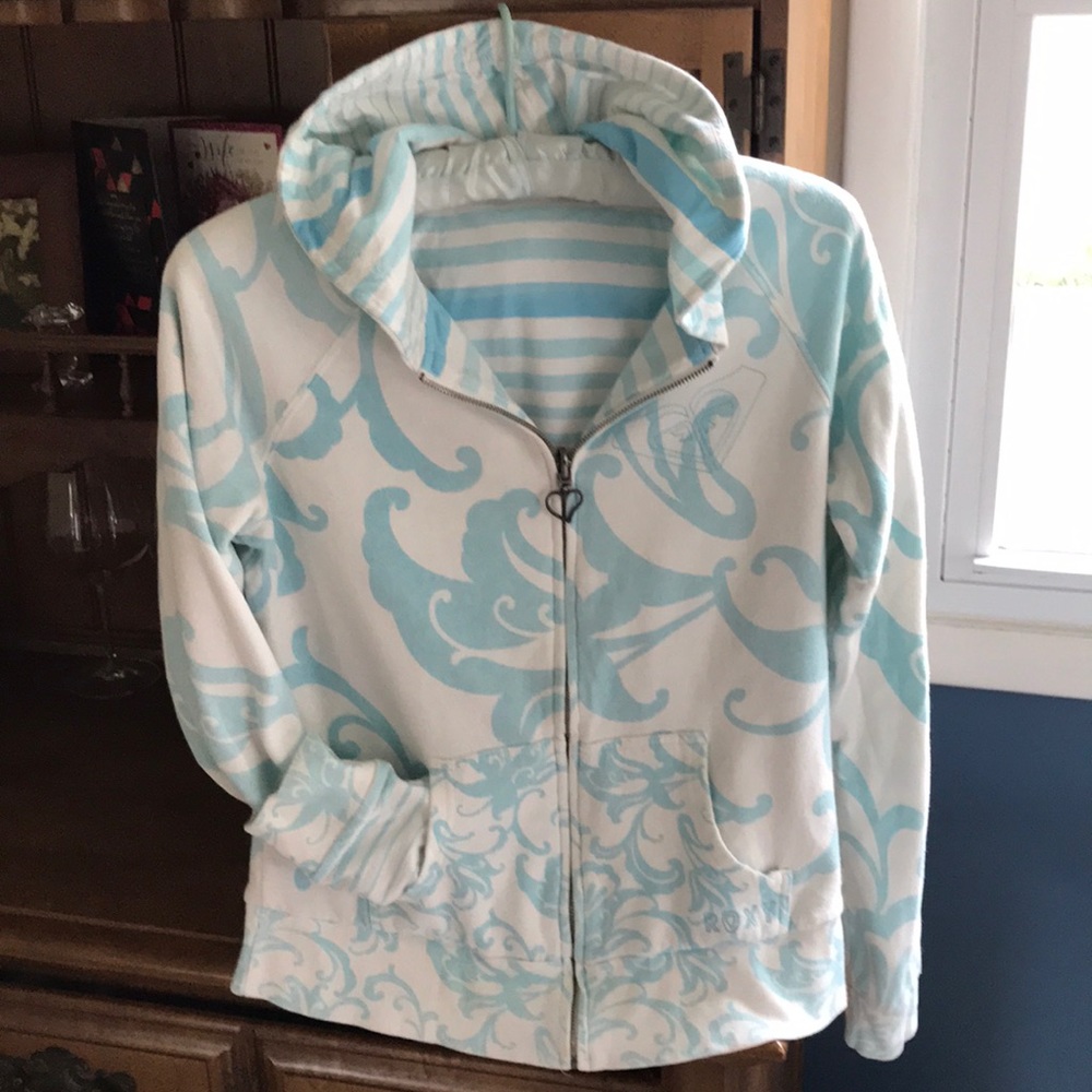 ROXY Reversible Hoodie Med!